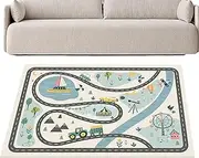 Vitsrisea Playmate for Kids - Thick Non-Slip Activity Rug for Kids - Portable Play Mats for Kids, Colorful Play Mat for Living Room, Bedroom