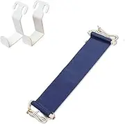 Foot Hammock Under Desk Adjustable Portable Comfort Office Foot Rest Suitable for All Desk Types, Office Study and Relaxing. (Blue)