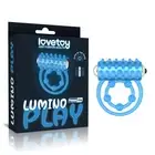 Lumino Play Vibrating Penis & Balls Ring - Glow in the Dark Vibrating Cock Ring