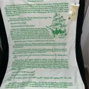 Storiarts Peter Pan Literary Baby Blanket Unisex Green Rectangle Handmade NWT