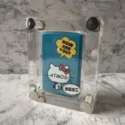 Limited edition unused Hello Kitty Zippo ATMOS 2008 blue