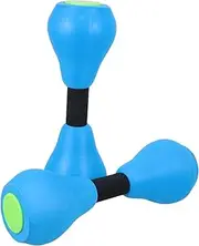 GRIRIW 2Pcs Women's Padded Dumbbells for Water Aerobics and Home Workouts Adjustable Barbells for Aquatic Exercise Compact for Easy Storage