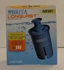 Brita Longlast Replacement Filters for Pitchers, Dispensers - 2 Count - New