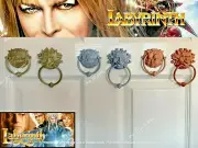 LABYRINTH 2X DOOR KNOCKERS DAVID BOWIE 80`S-FILM RETRO MEMORABILIA