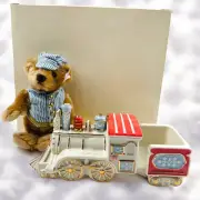Lenox Steiff Collaboration Teddy Bear Train Limited Edition 981/2002 New In Box