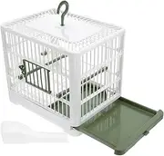GANAZONO Portable Bird Travel Cage Compact Foldable Design for Parrots Small Birds Breathable Mesh for Airflow Durable Easy to Clean for Travel