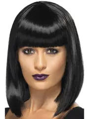 Black R'n'B Star Costume Wig