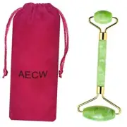 Natural Jade Roller for Face Eyes Tool Jade Facial Roller Green Jade Roller