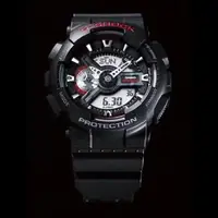 在飛比找森森購物網優惠-CASIO 卡西歐 G-SHOCK 經典紅黑重機雙顯手錶/5