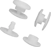 Healvian 1 1000 Pairs Fastening Buckle Adjustable Snap Fastening Button Rivet Removal Tool Savers Crocodile Clips Adapter Cover Fastener Car Accessories Hook White