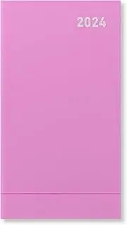 Letts of London Principal Slim Month to View 2024 Diary, Pink