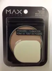 MAX FACTOR POWDERED MIRRORED COMPACT NATURAL HONEY #101 NEW.