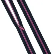 Navy #5 Nylon Tula Pink Coil Zipper 3 Yards and 9 Pulls by Tula Pink for Sallie