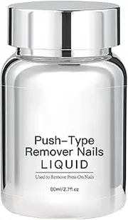 Press on Nail Glue Remover - Fingernail Glue Adhesive Dissolver - Fast Acting Precise False Fingernail Dissolver Manicure Tool for Travel Indoor Home Beauty Salon Outdoor