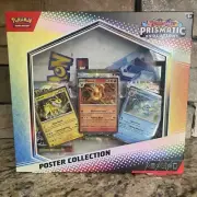 Pokemon Prismatic Evolutions Poster Collection Sealed Scarlet & Violet Charizard