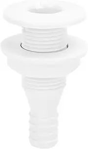 5 8in Straight Drain Outlet Exhaust Fittings Adapter Plug for Boat Through Hull Connection Ideal for Onboard Plumbing Systems Outboard Drains Sink Drains and Bilge Pumps Made of