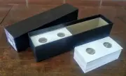 100 BCW Nickel 2X2 Coin Holders Flips & Box Jefferson Buffalo Liberty