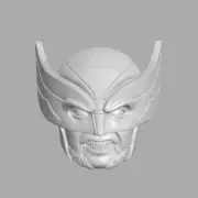 Wolverine Logan Deadpool 3 v2 custom head for Marvel Legends & other figures
