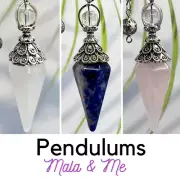 Crystal Pendulums Clear Quartz Rose Quartz Sodalite Crystal Precision Crystal Ge