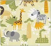 RHAIYAN Dish Drain Mat Pad Cute Cartoon African Animals Kitchen Dish Drying Mat Tableware Dishwaser Specific