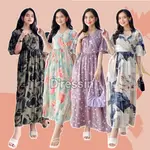 KATUN BAJU DASTER DRESS KIMONO PIYAMA KAREEN 抽繩胸睡少女背帶右側孕婦鈕扣碎