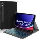 Backlit Keyboard Case For Samsung Galaxy Tab S9+ 12.4 Inch