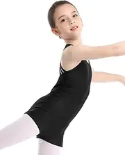 [Loodgao] Kids Girls Gymnastics Jumpsuits Ballet Dance Costumes Crisscross Strap Unitards Ballerina Leotards