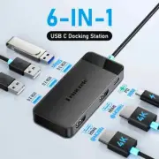 USB C HUB Dual HDMI 4K Docking Station USB 3.0 PD 100W Type C Port For Macbook