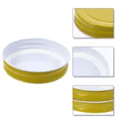 12 Pcs Tinplate Lid Travel Baby Caps Canning Seal Lids Wide Mouth Reusable Jar