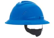 MSA 10215830 V-Gard C1 Vented BLUE Full Brim Hard Hat with ReflectIR, FREE SHIP