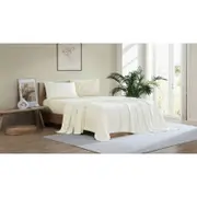 Ardor Boudoir Double Frankie Stripe Sheet Set Yellow