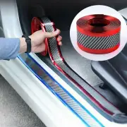 Carbon Car Fiber Sticker Waterproof Door Sill Anti Scratch Scuff Protectors Tape (for: Renault)