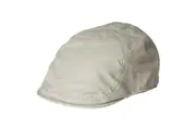 GOORIN BROTHERS Ari 100% Cotton Twill Flat Ivy Cap Bros 103-0389 Driving Hat - Stone - S