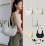 [FOLNUA] OVAL BAG PLAIN (5COLORS) 牛皮 - 韓國設計師品牌包 / 單肩包 / 手提包