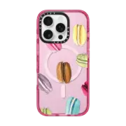 iPhone 16 Pro Impact Case MagSafe Compatible Macaron Shuffle (Transparent)