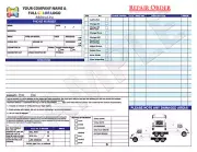 250 Color Custom Transportation Invoice / Estimate / Quote / Carbonless Form