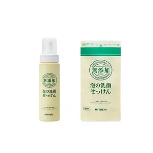 MIYOSHI 玉之肌 無添加泡沫洗面乳_本體200ml/補充包180ml