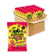 SOUR PATCH KIDS Strawberry, Soft and Chewy Candy, 8 oz (Pack of 12)