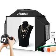 Glendan Upgrade Light Box & Soft Box, 20"x20" Professional Portable Photo Box...