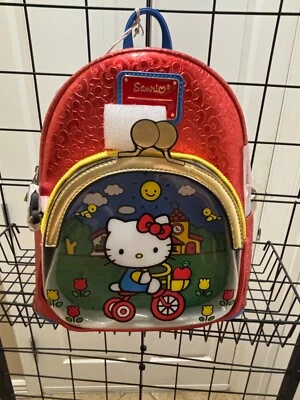 Sanrio Hello Kitty 50th Anniversary Coin Bag Mini Backpack/Loungefly