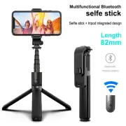 Aluminum Selfie Stick Tripod w/Remove Extendable Camera Tripod for iPhone 13 14