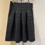 Ann Taylor black pull on skirt size 2