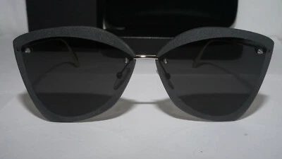 Alexander McQueen New Sunglasses Silver Silver Grey AM0119SA 001 64 10 145