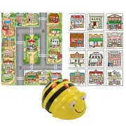 Bee-Bot Robot with Community Mat & 3D Community Construction Kit STEM Coding Toy