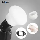 Selens Magnetic Flash Speedlite Modifier Sphere Diffuser Bounce Kit Rubber Band