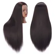 26"-28" Mannequin Head Hair Styling Training Head Manikin Cosmetology Doll He...