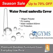 Outdoor Banana Parasol Stretch Cover Patio Umbrella Canopy Sunshade Replacement