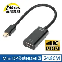 在飛比找momo購物網優惠-【台灣霓虹】4Kx2K Mini DP公轉HDMI母轉接線