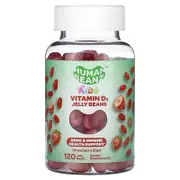 Human Beanz, Kids, Vitamin D3 Jelly Beans, Strawberry Blast, 120 Jelly Beans (12.5 mcg per Jelly Bean)