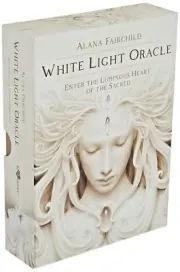 White Light Oracle Tarot cards, Enter the Luminous Heart of the Sacred, BW